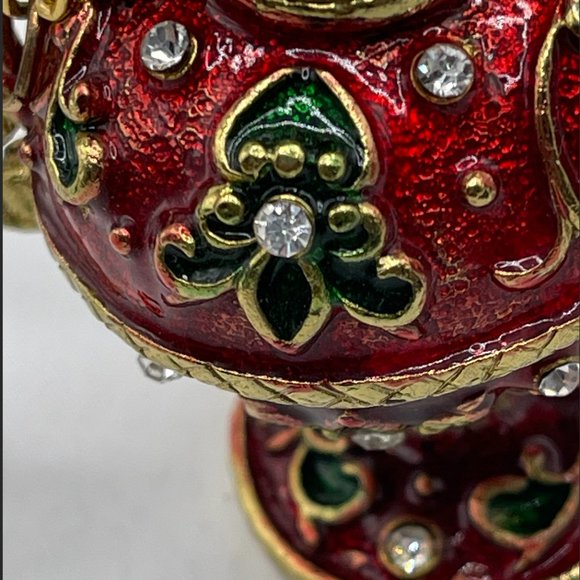 DEC1- Hand-painted hand-crafted Arabian lamp in red **Rare find** - Picture 6 of 6